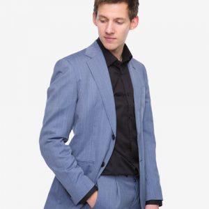 Sea Blue Casual Blazer - Stylish & Versatile
