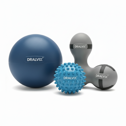 Dralvix Ergonomic Massage Ball Set for Deep Tissue & Myofascial Release
