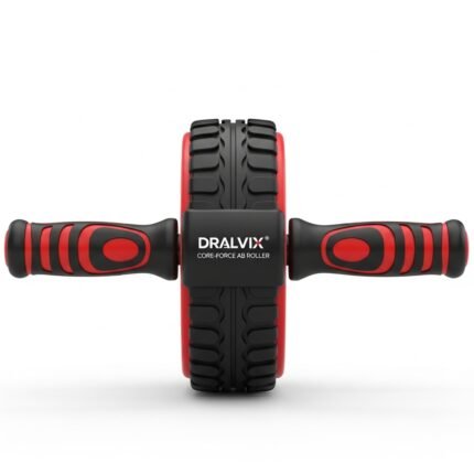 Dralvix Core-Force Ab Roller | Wide Wheel for Core Strength & Abs Training
